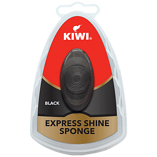 Kiwi Express Shine Sponge - Black, 5 ml