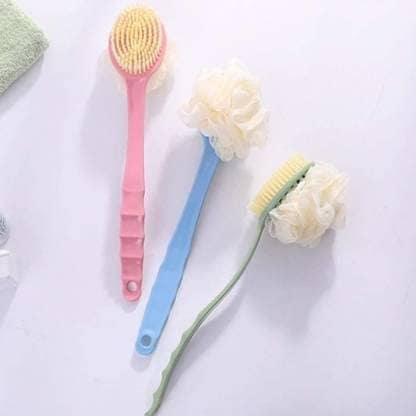 Bath Brush with 2-in-1 Bristles and Loofah view 5