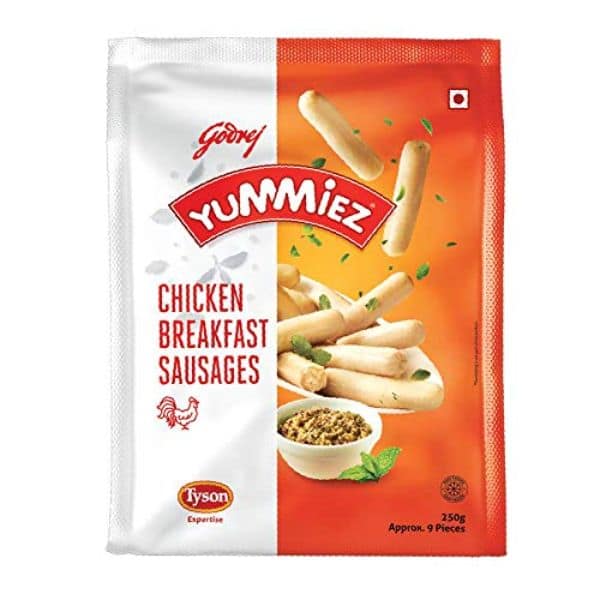 Yummiez Chicken Breakfast Sausages 250 Gms