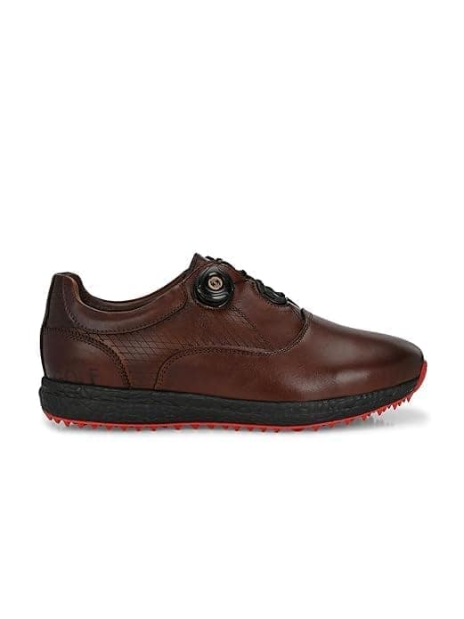 HITCARO Men's Proffessional Leather Golf Shoes | Lace-Up | Waterproof | Comfortable | Breathable