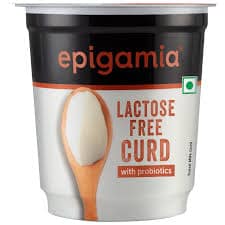 EPIGAMIA LACTORSE FREE CURD 400GM
