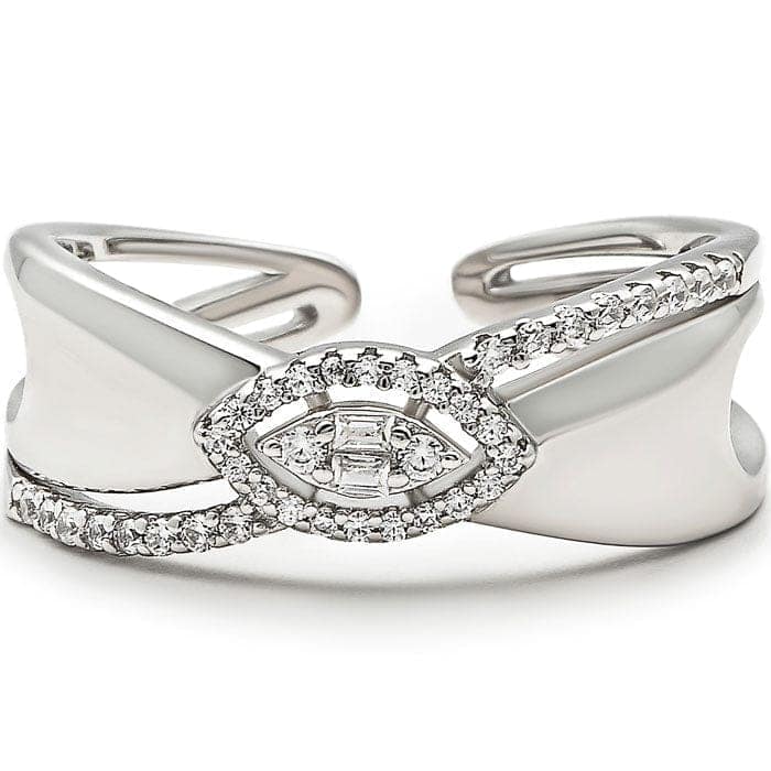 Silver Gloss Love Ring view 5