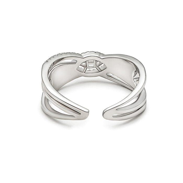 Silver Gloss Love Ring view 7
