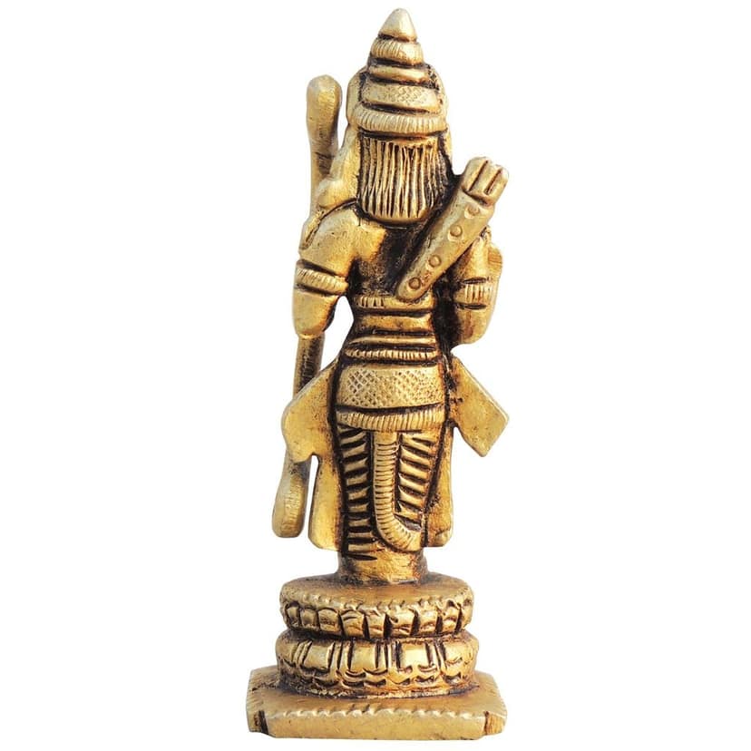 Brass Showpiece Ram Ji God Idol Statue (BSMAS1709 C) view 3