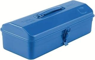 VTH® Heavy-Duty Metal Toolbox | Single-Compartment Portable Tool Storage Box for Mechanics, DIY, Garage & On-Site Use | Durable, Compact & Easy-to-Carry Design