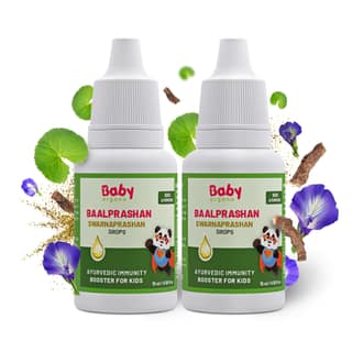 BabyOrgano BaalPrashan Swarnaprashan Ayurvedic Immunity Booster - 15ml Pack of 2
