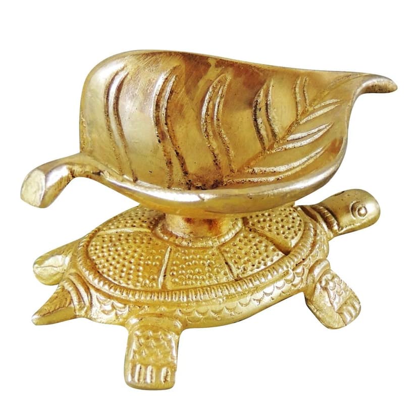 Brass Decorative Tortoise Deepak (BSMAS1056 B) view 3