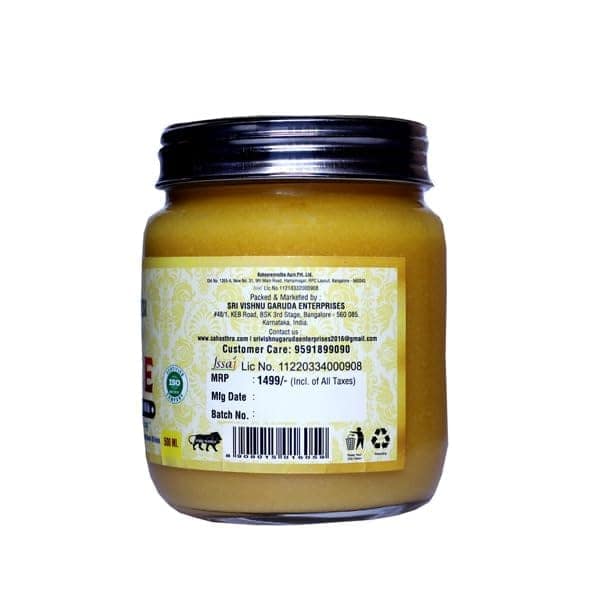 Sahasthra Pure Desi A2 Milk Cow ghee - 500 ML view 2