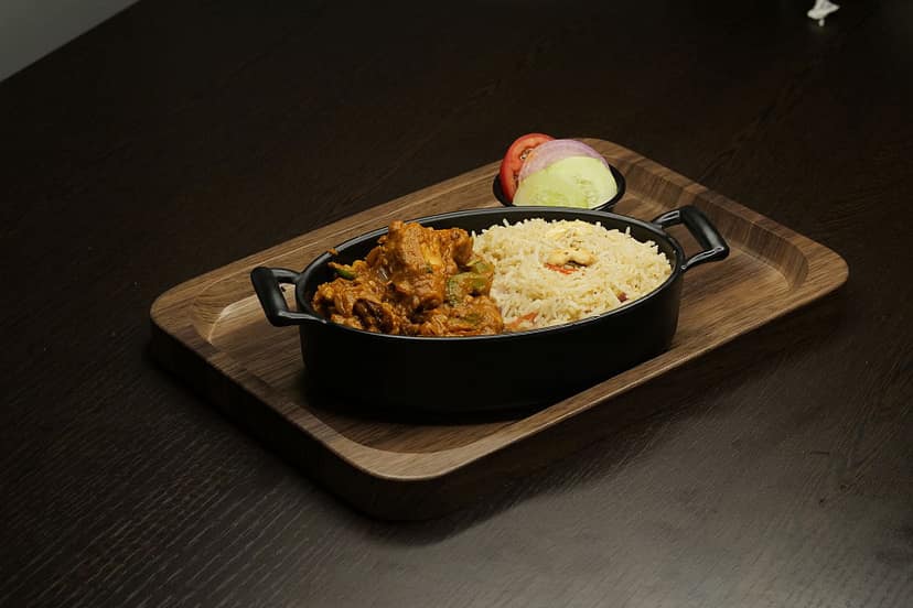 Cashew rice with chicken combo lite