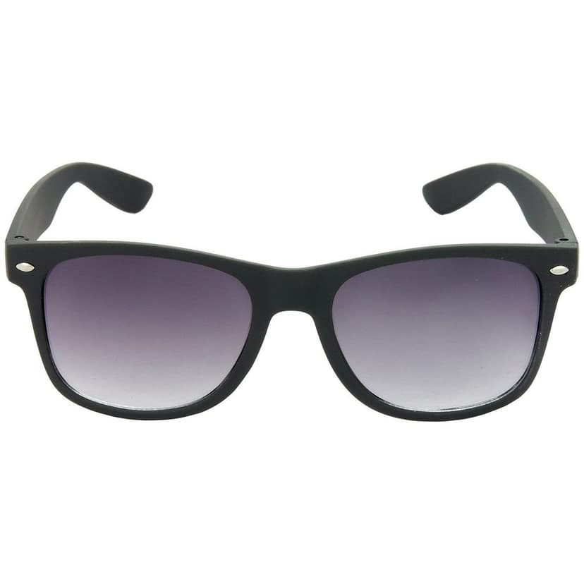 HRINKAR Men Women Boys & Girls Pilot Sunglasses Silver & Black Frame, Blue & Grey Lens (Medium) Pack of - 2 view 3