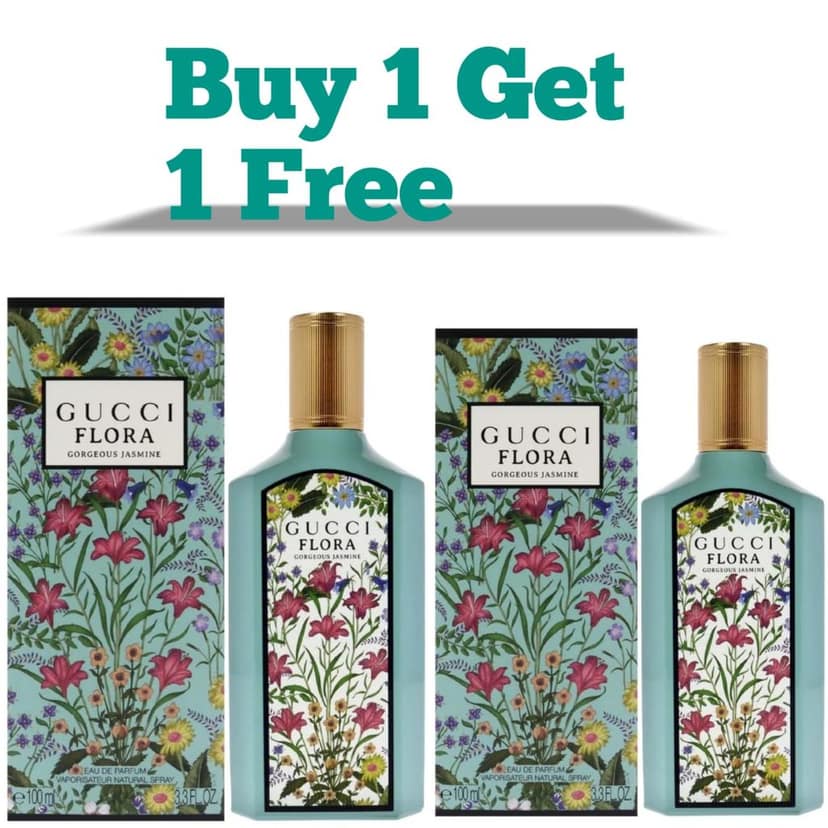 Gucci Flora Gorgeous Jasmine EDP 100ml Women Perfume With Limited Free Perfume Fro Women