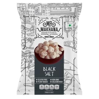 Mr Makhana Black Salt Roasted Makhana 21 g Healthy Snack