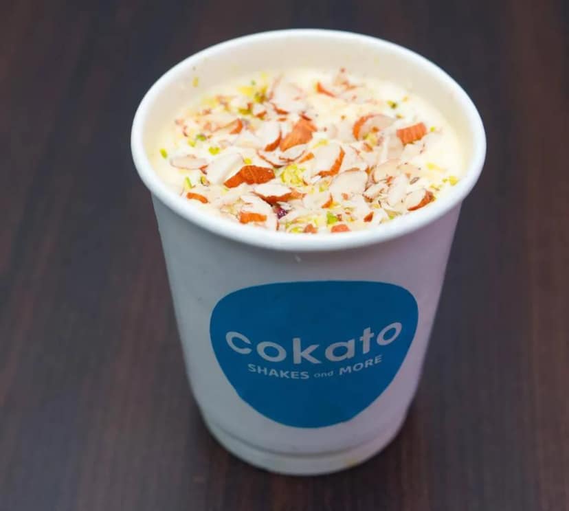 Kesar badam thick shake