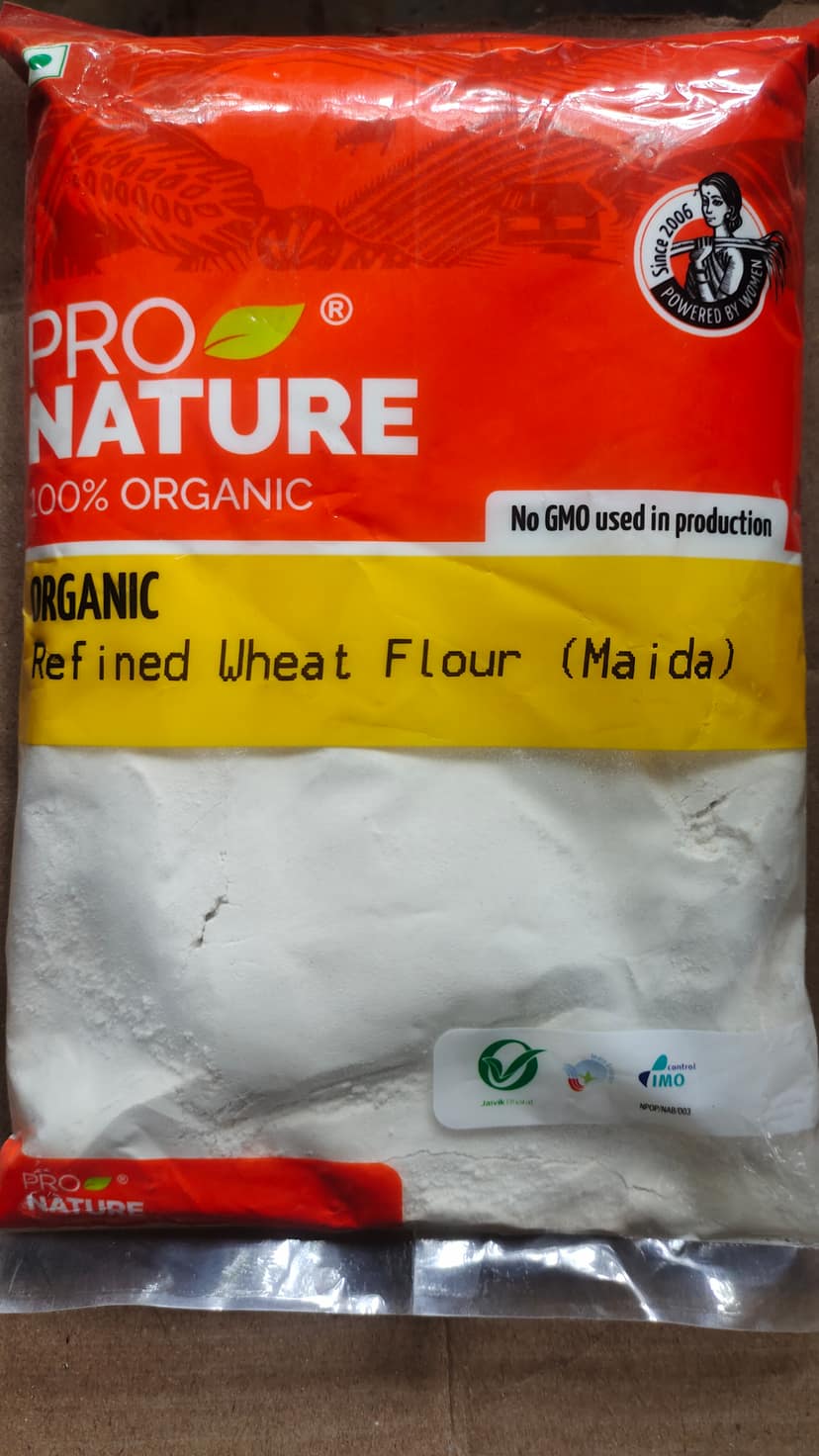 Pro nature organic refined wheat flour