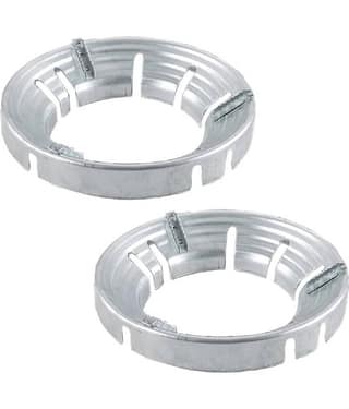 RAMDEV ENTERPRISE Gas Saver Burner Stand Gas Chula Burner Gas Stove Burner Stand Jali Ring Fire & Windproof Energy Saving, Gas Chula Support Stand 4 Legs Supported For Indian Gas 0.7mm (Pack Of 2).