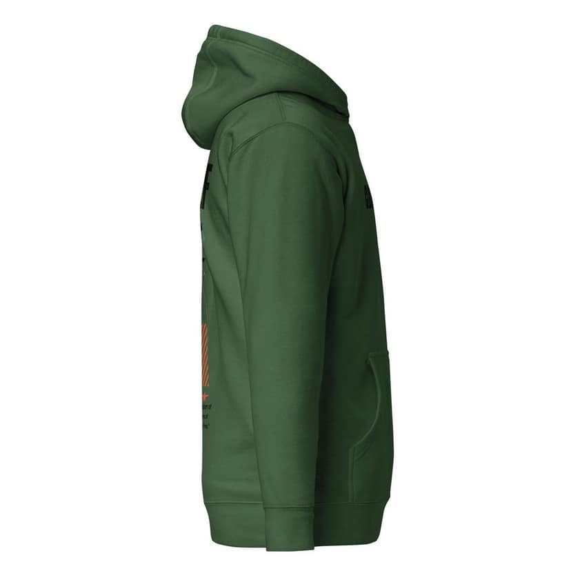 Clothikoo Premium Wolf Printed Edition Hoodie (400 GSM, Bottle Green Colour) view 6
