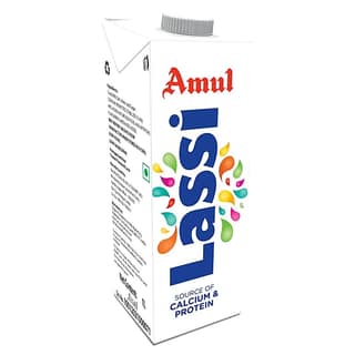 Amul Lassi - Rose Flavour, Source Of Calcium & Protein, 1 L Carton
