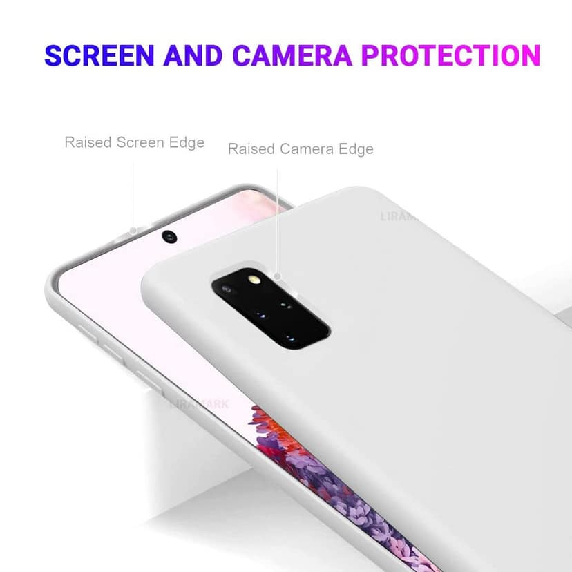 LIRAMARK Liquid Silicone Soft Back Cover Case for Samsung Galaxy S20 Plus / S20 Plus 5G view 3
