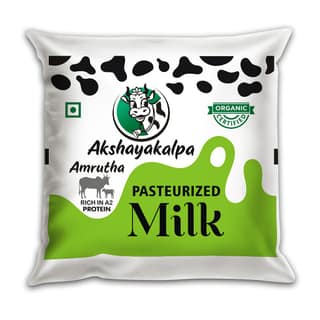 Akshayakalpa Amrutha - A2 Pasteurized Organic Whole Milk, 500 ml
