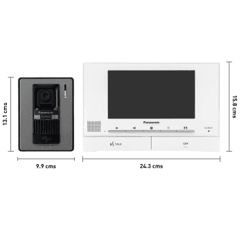 Panasonic VL - SA71SX Basic Analog Video Door Phone ( without Memory ) view 5