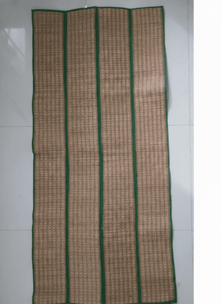 Natural Cotton and Madurkathi Eco Friendly Yoga Mat by Sandhya Mat Unit 3 6 Square Feet