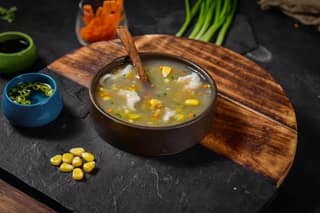 Chicken sweet corn soup