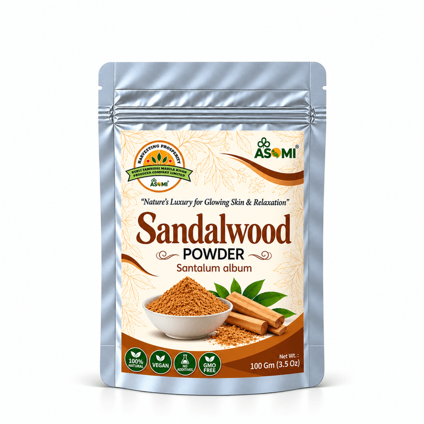 Sandalwood Powder | Natural Skin Care | 100 grams - 100 gm view 3
