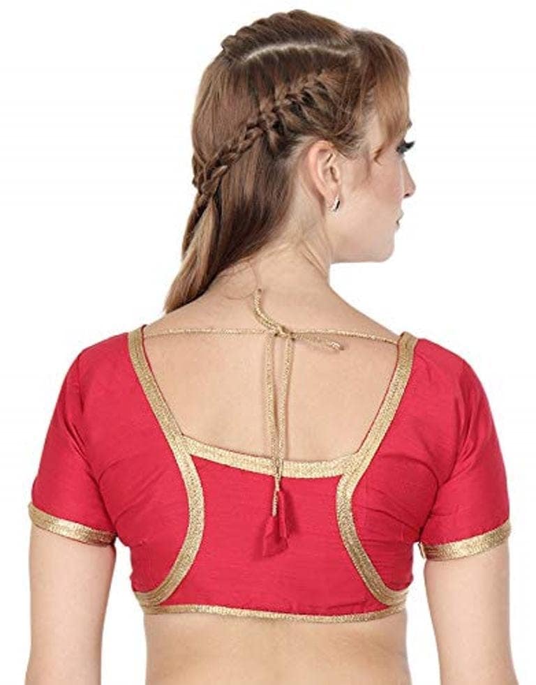 JISB Double lace Blouse, Red view 2