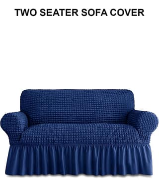 Cortina 2 Seater Polyester Sofa Cover ( Pack of 1 )
