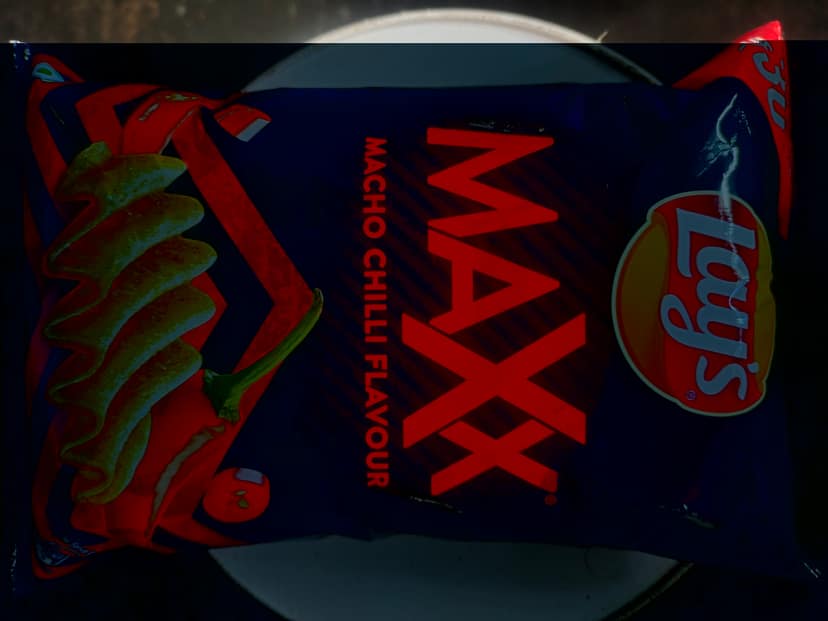 Lays Maxx macho chilli flavour