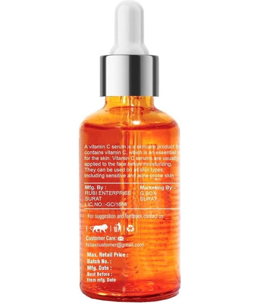 KURAIY Vitamin C Orange Face Serum For Radiant Glow For All Skin Type 30ml ( Pack of1 ) view 2