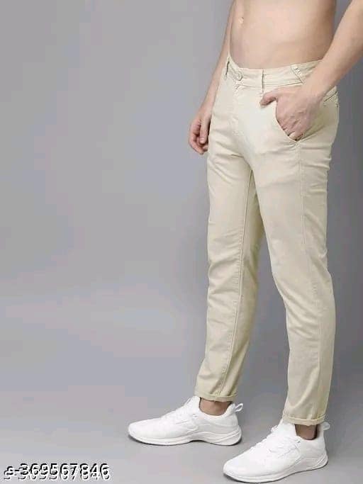 Men's Casual Slim Fit Trousers view 2