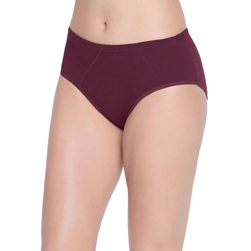 Bodycare women's combed cotton assorted Hipster Panty Pack of 3 ( 2D ) view 4