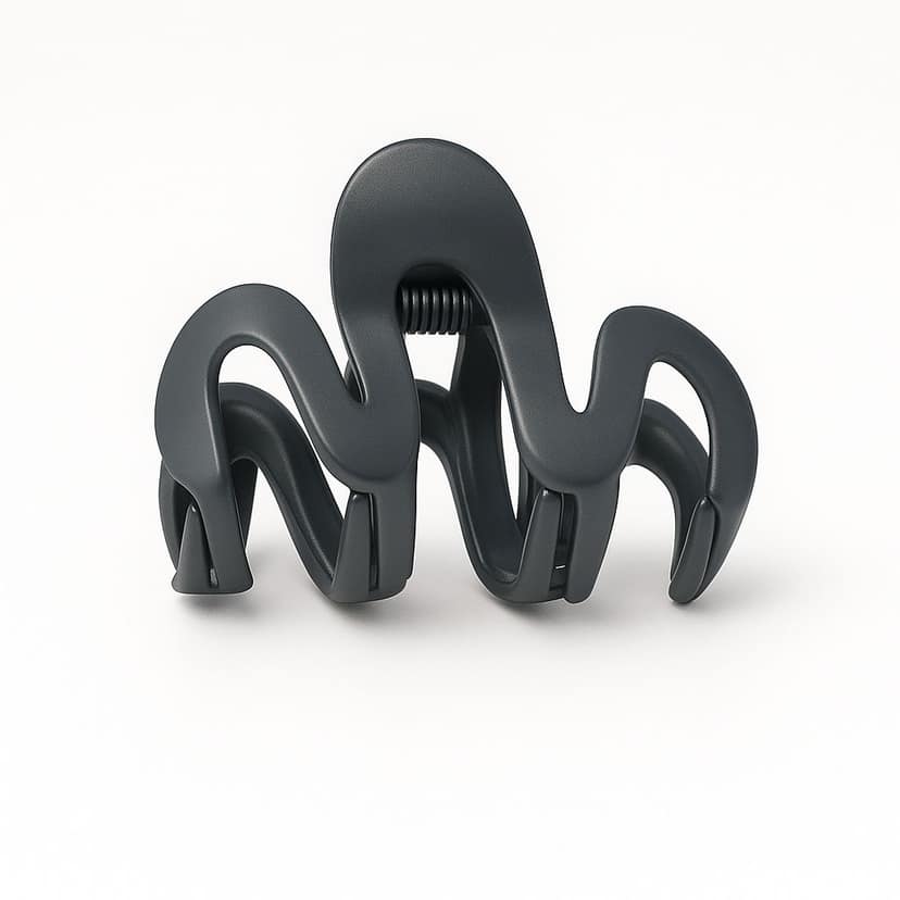 Metallic Mini Wave Hair Claw Clip