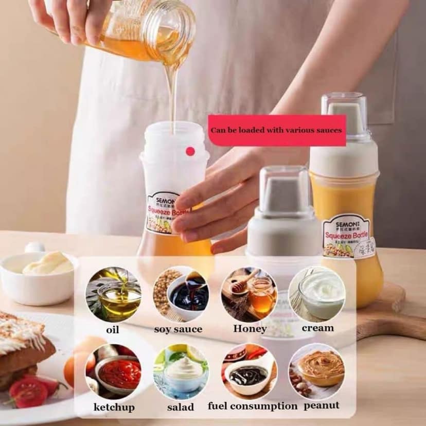 Wholesale Item - SQUEEZE BOTTLE CONDIMENT BOTTLES - MOQ 34 Pieces view 3