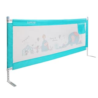 Luvlap Comfy Baby Bed Rail Guard (180cmx72cm), Bed Rails for Baby & Toddler Safety, Portable, Adjustable Height, Single Side Bed Rail, Pack of 1, Blue Luvlap Comfy Baby Bed Rail Guard (180cmx72cm), Bed Rails for Baby & Toddler Safety, Portable, Adjustabl