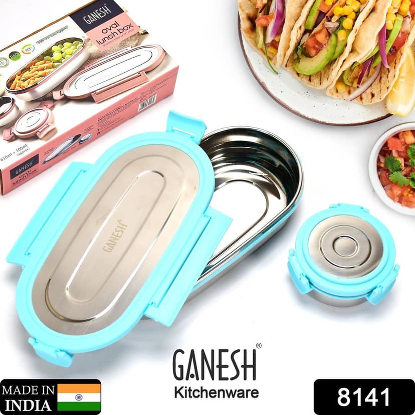 Stainless Steel Lunch Box Set of 2 | Ganesh view 2