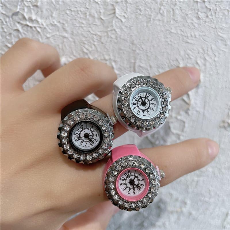 YAKH Colorful round ring watch view 3