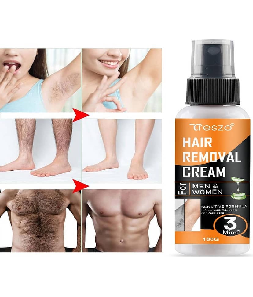 Treszo Natural Hair Removal Hair Removal Creams for Men & Women 100 ( Pack of 1 )