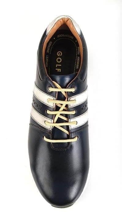 HITCARO Men Proffessional Leather Golf Shoes | Lace-Up | Phylon Sole |Waterproof | Comfortable | Breathable | Sports Shoes view 4