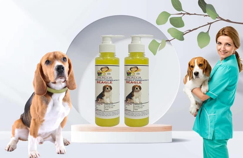 SWACCH Premium Shampoo for Beagle (200ML) (Pack of 2) Lemon