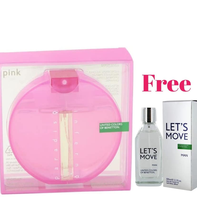 Benetton Inferno Paradiso Pink Eau De Toilette Spray 100ml for Women