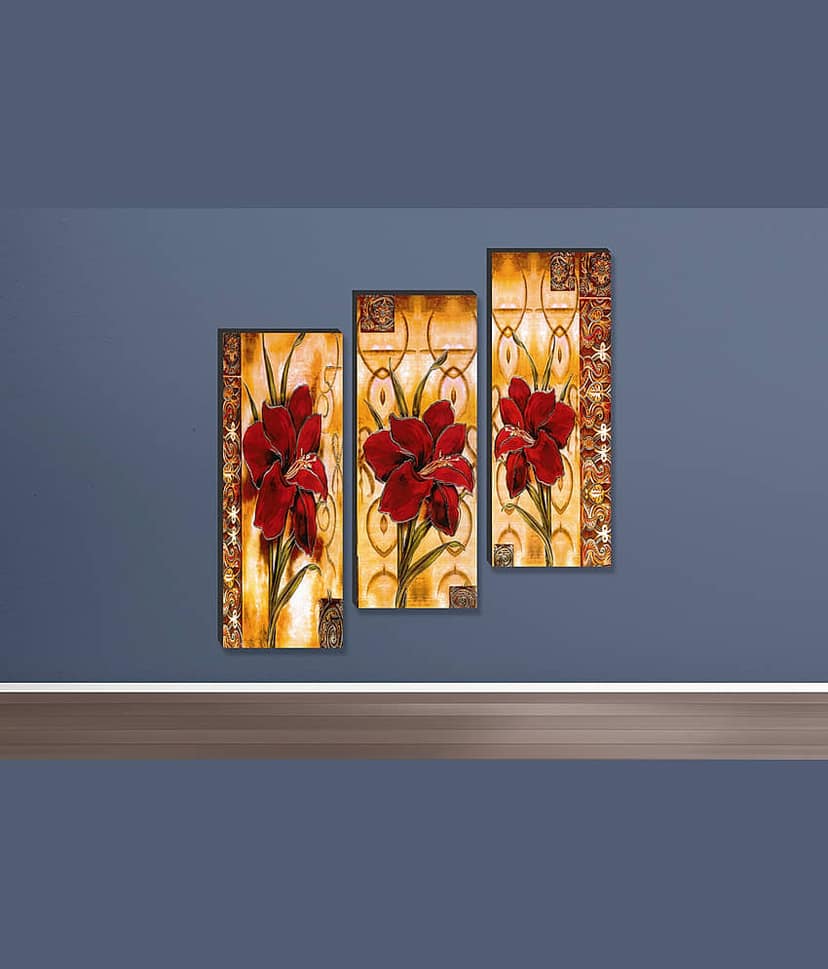 Saf - Floral Painting Without Frame view 2