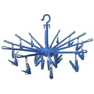 Lucky Traders 18 Clip Hanger Plastic Cloth Hanger Cloth Hangers Laundry Hangers Multicolor view 2