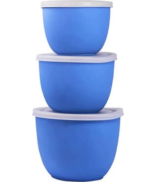 BOWLMAN Steel Food Container Set of 3 3000 mL