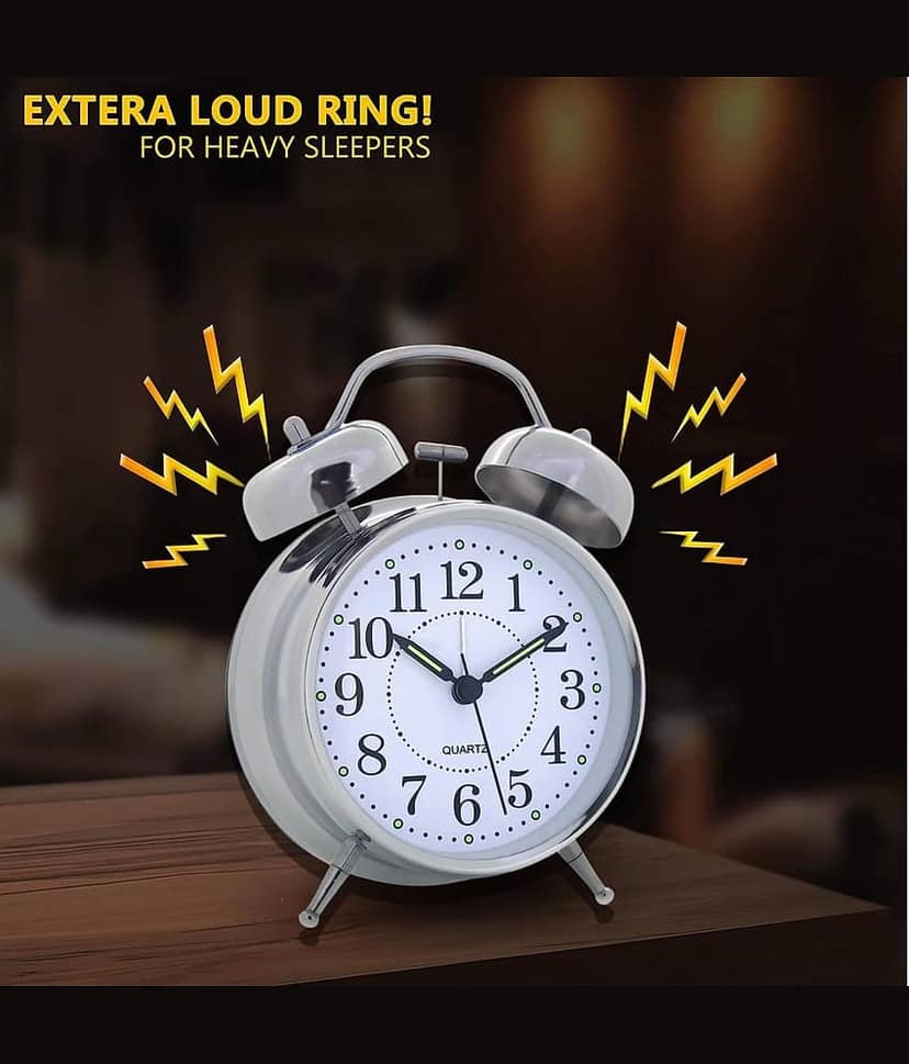Bhavyta Analog Alarm Clock Alarm Clock - Pack of 1 view 2