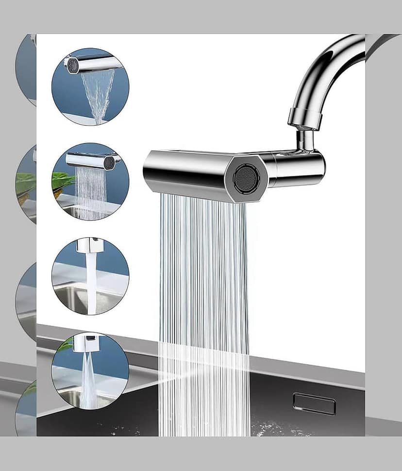 GEEO 4 Mode Faucet Plastic(ABS) Health Faucet (Water Sprayer)