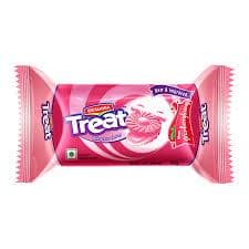 Britannia Treat Strawberry Cream Biscuits, 60 G