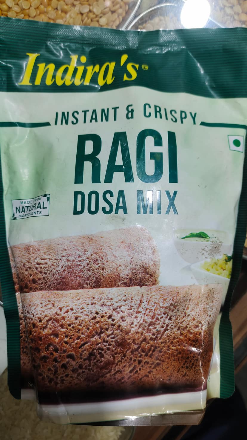 ndira's instant & crispy ragi dosa mix