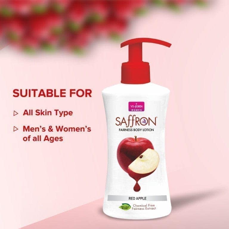VI-JOHN Body Lotion Combo Of 2 | 250 ML Each | For Men And Women | All Skin Types | Red Apple | Aloe Vera 500 ML view 6